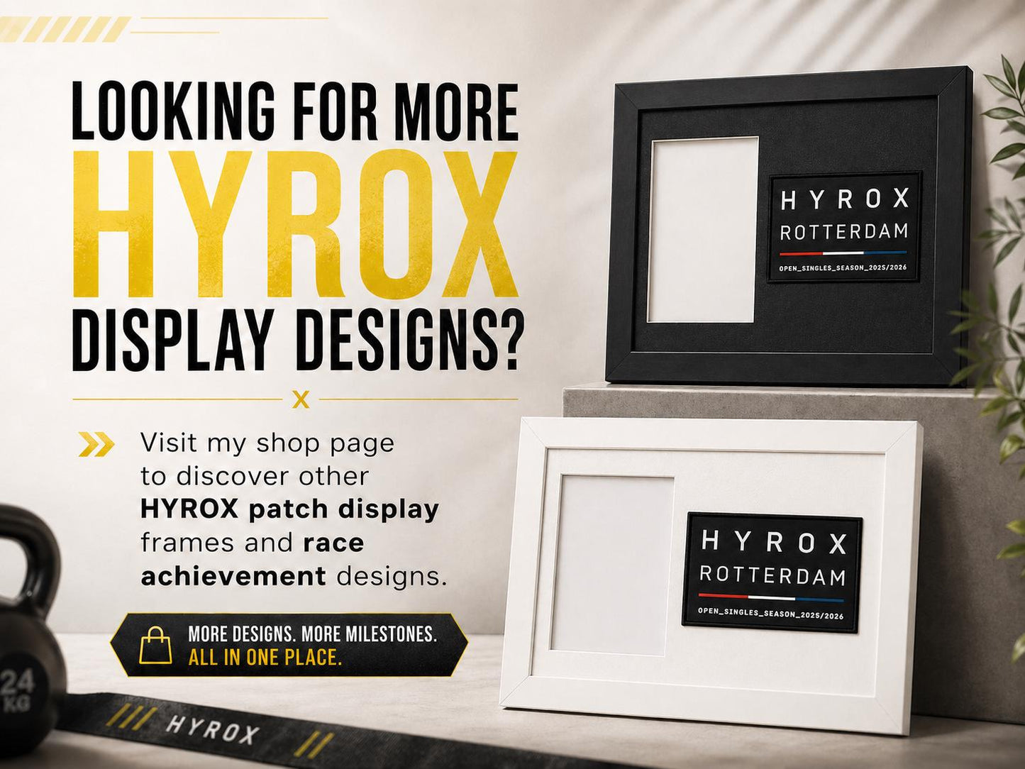 HYROX-patchdisplaylijst seizoen 2025-2026