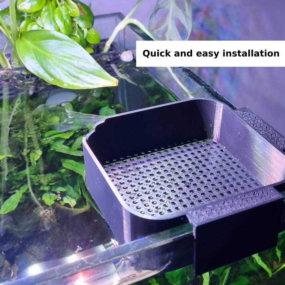 Waterverversingshulpstuk voor aquarium: ophangsysteem waterverspreider aquarium
